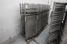 (3) Aluminum nesting Z-Type bakery rack