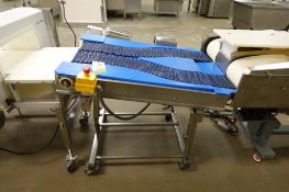 Dual lane taper down bagel conveyor