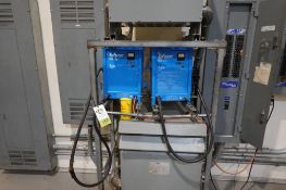 (2) Enforcer 24 volt batter chargers