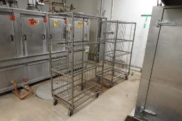 (3) SS wash racks