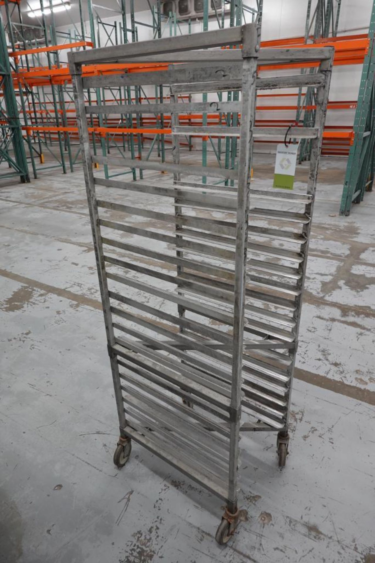 Aluminum nesting Z-Type bakery rack, 26 in. long x 18 in. wide x 70 in ...