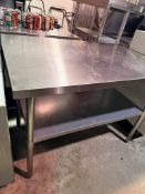 4FT STAINLESS STEEL TABLE