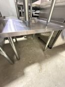 STAINLESS STEEL 30 INCH TABLE