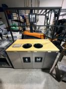 GARBAGE/RECYCLE COUNTER 4 DOOR