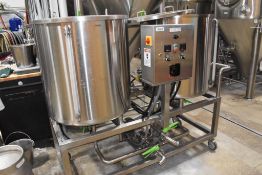 ALPHA C.I.P. STAINLESS STEEL PORTABLE CLEAN-IN-PLACE SYSTEM WITH 300L SANITIZER TANK, 300L CAUSTIC