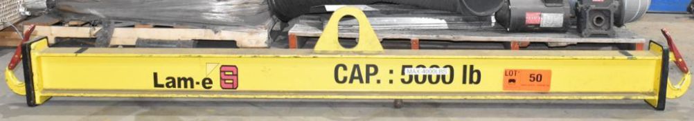 GROUPE LAM-E/ST-PIERRE (2019) 5,000 LB CAPACITY SPREADER BEAM WITH APPROX. 100" SPAN, S/N CC-