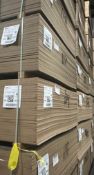 LOT/ (9) SKIDS OF HDF - 48.395"X61"X6.1 (mm) (APPROX. 100 PCS/PALLET - 2,050 FOOTAGE) (CI) [