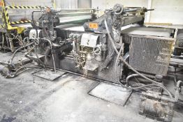 DUBOIS RCDD48 STAIN ROLL COATER WITH 48”WX3”H WORKPIECE CAPACITY, POWERED BELT CONVEYOR (CI) [