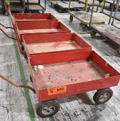 LOT/ (4) LITTLE GIANT UTILITY WAGONS