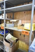 LOT/ CONTENTS OF SHELF - INCLUDING SPARE PARTS