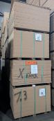 LOT/ (10) SKIDS OF HDF - 50.491"X48"X7.3 (mm) (APPROX. 112 PCS/PALLET - 1,872 FOOTAGE) (CI) [RIGGING