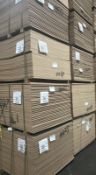 LOT/ (10) SKIDS OF HDF - 48.395"X48"X6.1 (mm) (APPROX. 136 PCS/PALLET - 2,193 FOOTAGE) (CI) [RIGGING