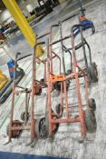 LOT/ (4) DRUM DOLLIES