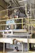 HURST NATURAL GAS FIRED BOILER WITH 1,207.5 STEAM LBS/HR, (2) TRANSFER BLOWERS, CONTROL CABINET, S/