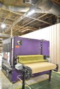 TIMESAVERS MODEL 352-4HDBT 56” 3-HEAD WIDEBELT SANDER WITH HYDRAULIC POWER PACK AND CONTROL CABINET,