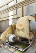 BRUNING & FEDERLE 125 HP TRANSFER BLOWER, S/N: 33-933 (CI) [RIGGING FEES FOR LOT# 469 - $525 USD