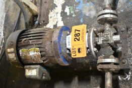 MFG. UNKNOWN 2 HP CENTRIFUGAL PUMP (CI)