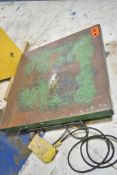 LOT/ SKID FEED STATION WITH (1) SOUTHWORTH 48"X48" 4,000 LB. CAPACITY HYDRAULIC SCISSOR LIFT