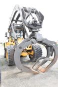 VOLVO (2016) L180H WHEEL LOADER WITH VOLVO D13J I6 TURBO DIESEL ENGINE, LOG GRAPPLE ATTACHMENT,