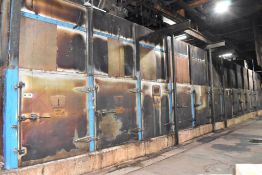 COE (1995) L353, 4 LEVEL NATURAL GAS VENEER DRYER W/ 3 ZONES, 14 CHAMBERS, 600,000BTU MAXIMUM