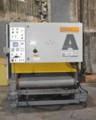 COSTA AKF CCT 1350 48” PASS THROUGH TYPE SANDER WITH 85HP MAIN DRIVE S/N: 990414-AC5 (CI)