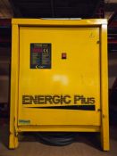 ENERGIC PLUS TSTD24140 24V BATTERY CHARGER WITH 208/480 INPUT VOLTAGE, 3 PH, 14A, 175 GREY