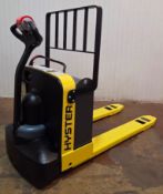 HYSTER (2012) W40Z 4,000 LB. CAPACITY 24V WALK-BEHIND ELECTRIC PALLET TRUCK WITH BUILT-IN CHARGER,