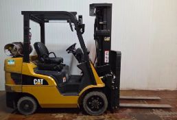 CATERPILLAR (2008) C6000 6,000 LB. CAPACITY LPG FORKLIFT WITH 199” MAX. LIFT HEIGHT, 3-STAGE MAST,