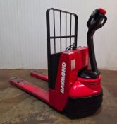 RAYMOND (2013) 102T-F45L 4,500 LB. CAPACITY 24V WALK-BEHIND ELECTRIC PALLET TRUCK WITH BUILT-IN