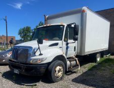 INTERNATIONAL DURASTAR 5T TRUCK WITH MAXXFORCE DIESEL ENGINE, 16’ BOX TRUCK VIN# N/A