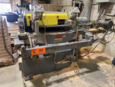 FELL MODEL HH CONVENTIONAL SHAPING LATHE WITH APPROX. 10" SWING, 22" MAX TURNING LENGTH, SPEEDS TO