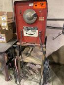 LINCOLN IDEALARC 250 ARC WELDER WITH CABLES AND GUN S/N: 91093 (CI)