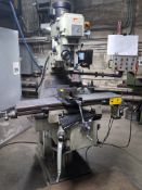FIRST (2012) LC-185VSX-B VERTICAL TURRET MILLING MACHINE WITH 10” X 50” TABLE, SPEEDS TO 4500 RPM