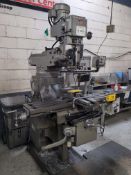FIRST (2007) LC-185VSX-B VERTICAL TURRET MILLING MACHINE WITH 10” X 50” TABLE, SPEEDS TO 4500 RPM