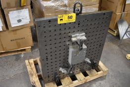 33" X 24" DRILLED AND TAPPED ANGLE PLATE