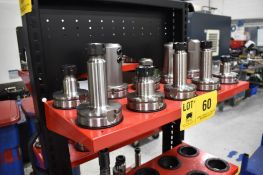 LOT/ (10) HSK100 TOOL HOLDERS