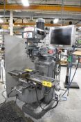 KONDIA POWERMILL FV-1 VERTICAL TURRET MILLING MACHINE WITH 12” X 48” TABLE, SPEEDS TO 4000 RPM