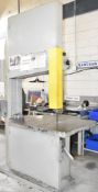 MFG N/A VERTICAL SLIDING TABLE BAND SAW WITH 34.5” THROAT, 32” X 38” SLIDING TABLE, 22.5” MAX