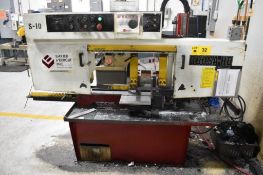 BAXTER (2015) 360SA-HD SEMI-AUTOMATIC HORIZONTAL BAND SAW WITH 14” X 19” MAX CUTTING CAPACITY,