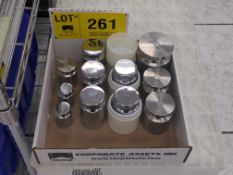 LOT/ BALANCE AND SCALE CALIBRATION WEIGHTS (VARIOUS SIZES)