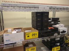 LOT/ CONTENTS OF SHELF - INCLUDING LUCID VISION LABS CAMERAS, INTEL REAL SENSE CAMERAS, ZED 2 STEREO
