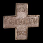 A Rare White Army Russian Gallipoli Commemorative Cross, 1920-1921.
