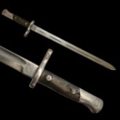 A Spanish Model 1913 Mauser Bayonet for the Model 1916 Carbine, Fabrica Nacional de Toledo.