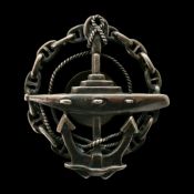 Imperial Russian Submarine Officer's Qualification Badge, 1909.