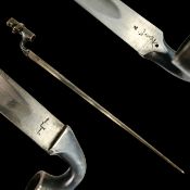 A British Pattern 1876 Socket Bayonet for the Martini-Henry Rifle.