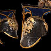 Rare Uhlan officer's helmet, "confederate" form, Life Guards Uhlan Regiment, Russian Empire, 19th _