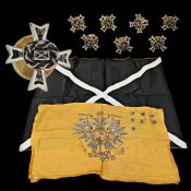 Russian Banners and White Movement General Markov Regiment Badges by E. Mardini.