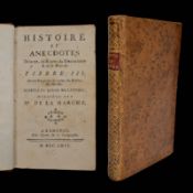 History and Anecdotes of the Life, Reign, Dethronement and Death of Peter III - London, 1766.