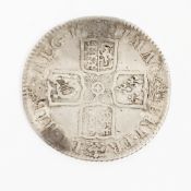 Queen Anne 1709 silver shilling coin
