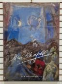 Marc Chagall 'Zum.100 Geburtstag' 100th birthday calendar circa 1987, 83cm x 59cm, together with